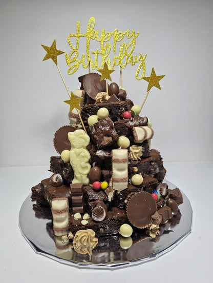 Homemade Brownie Stacks