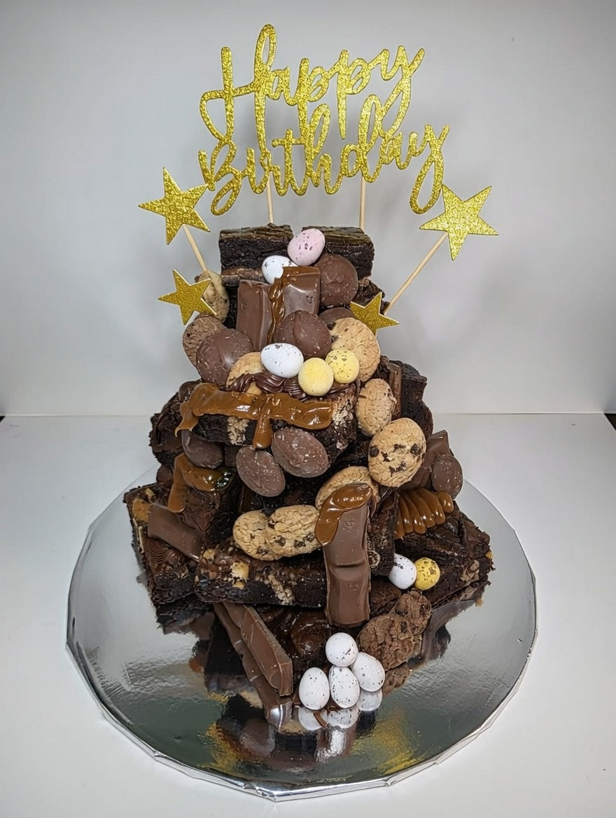 Homemade Brownie Stacks