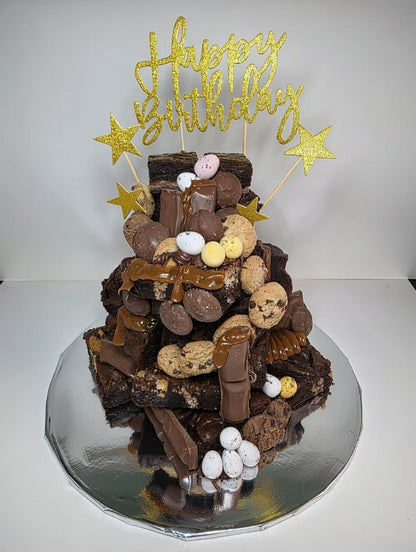 Homemade Brownie Stacks